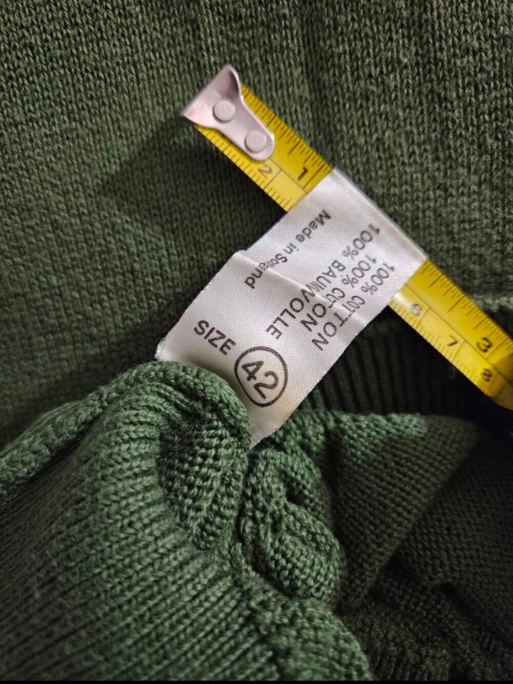 Ping Green Vintage Classic Golf Pullover Sweater knitted in Scotland for Karsten - Picture 4 of 4